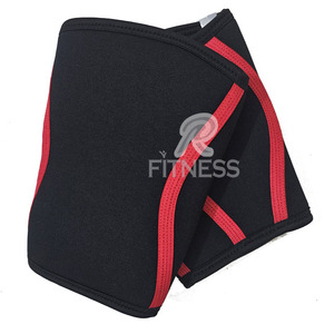 Genouillères de musculation professionnelles unisexes respirantes en néoprène avec bandage de compression et impression par sublimation de logo personnalisé - Product Image 2