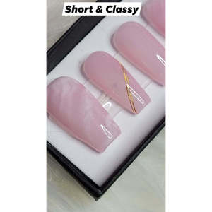 Splendide decorazioni per unghie press-on, graziosi adesivi per unghie per donne e ragazze - Product Image 3