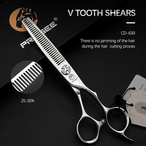 กรรไกรตัดผมคุณภาพสูงแบบกำหนดเอง ขนาด 5.5 นิ้ว 6 นิ้ว ผลิตจากเหล็ก 440C กรรไกรซอยผมระดับมืออาชีพ - Product Image 5