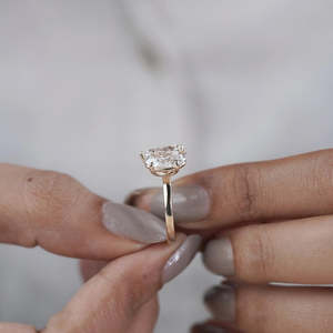 Anillo de Diamantes Ovalados Toi Et Moi con Certificación IGI - Product Image 6