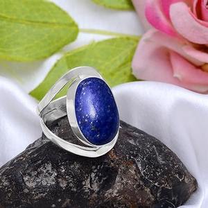 Handmade <b>Ring</b> Fashion Luxurious <b>Lapis</b> <b>Lazuli</b> Solid 925 Sterling Silver Natural Gemstone Jewelry Sterling Silver 925 Stamped <b>Ring</b> - Product Image 3