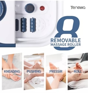 접이식 발 목욕 마사지 욕조 전기 발 세척 분지 적외선 가열 발 목욕 배럴 자동 발 스파 마사지 - Product Image 3