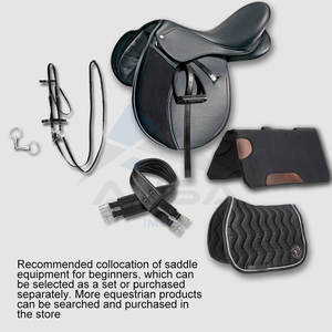 Sillín de equitación de cuero personalizado de alta calidad Nuevo diseño con logotipo personalizado Equipo ecuestre más vendido - Product Image 2