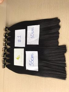 Vente en gros, 100% cheveux humains péruviens couleur Double bande vierge dessinée dans les extensions de cheveux humains - Product Image 2