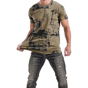 Wholesale Cheapest Plain <b>Tshirts</b> for Men Designer High Quality Personalized 200 Grams 100% Pure Cotton Men's by Dress Sports - Product Image 4
