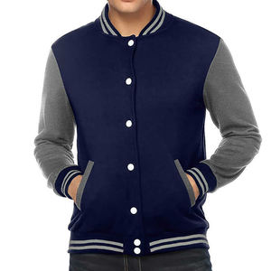 Vestes pour hommes universitaires de meilleure qualité, design personnalisé, tissu en toile avec lettre à col montant, veste universitaire sur mesure pour hommes - Product Image 1