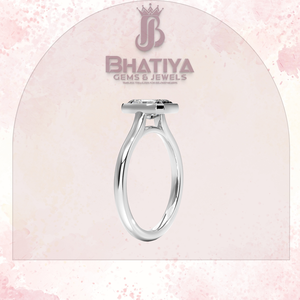 Anillo de Diamante de Laboratorio con Corte Radiante y Engaste de Bisel, Chapado en Oro de 18k, Anillo de Compromiso Solitario de Moissanita, Joyería Fina Personalizada al por Mayor - Product Image 6