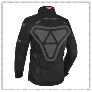 เสื้อแจ็คเก็ตมอเตอร์ไซค์ผ้าทอแบบสั้น ผลิตจากโรงงาน OEM สำหรับการขับขี่ในเมือง เหมาะสำหรับการจัดหาแบบ B2B - Product Image 2