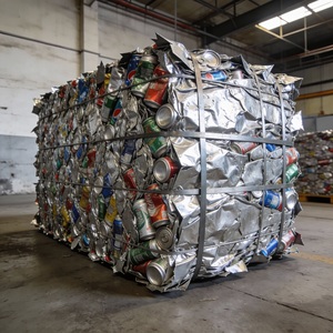 Chatarra de Aluminio UBC a Granel para Exportación, Chatarra de Latas de Bebidas Usadas en Pacas para Fundidores y Plantas de Aluminio Secundario - Product Image 1