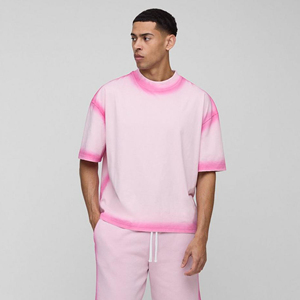 T-shirts d'été décontractés en coton pour hommes Muscle Fit O-Neck Sportswear pour l'extérieur Streetwear - Product Image 1