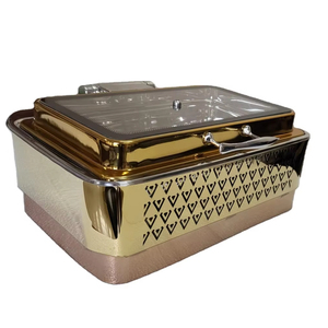 Chauffe-plat hydraulique en acier inoxydable de forme ronde équipement de restauration durable avec prix de vente compétitif en Inde chauffe-plats - Product Image 1