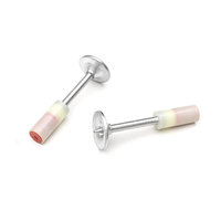 Clous à poudre intégrés à double base à tige lisse de 7,3 mm/8,5 mm pour outils à poudre, fixations pour plafonds, murs et béton
