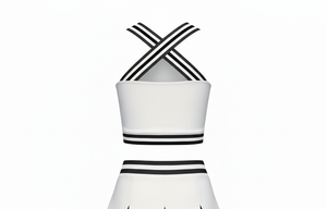 Ensembles d'uniformes de cheerleading personnalisés avec logo imprimé par transfert thermique, shorts en polyester blanc sans manches, unisexe, nouveaux, pour entraînement scolaire, OEM - Product Image 4