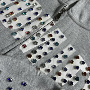 Unique Style Custom Made Rhinestone <b>Tracksuits</b> Solid Color Men Rhinestone <b>Tracksuits</b> For Sale - Product Image 6