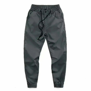 Trendy Saleh Enterprises Men Spandex Cotton Canvas Cargo Pants <b>Drawstring</b> Closure Summer Relax Fit Baggy Utility <b>Trousers</b> - Product Image 5