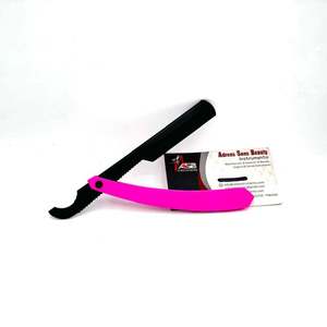 Maquinilla de Afeitar Rosa de Acero Inoxidable, Maquinilla de Afeitar de Una Sola Hoja de Acero Inoxidable para Afeitar la Cara, el Cuerpo, el Bikini y Eliminar el Vello - Product Image 3