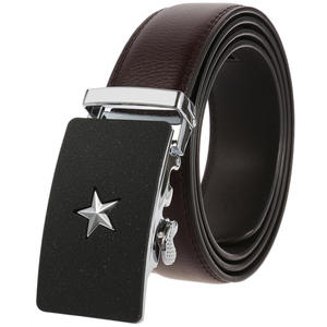 Latest Mens <b>Belts</b> Custom Genuine <b>Leather</b> Classic <b>Belt</b> Full Grain Cowhide <b>Leather</b> Business Mens <b>Belt</b> - Product Image 3