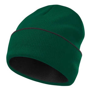 หมวกบีนนี่สำหรับผู้ชายหมวกผ้าถักแจ็คการ์ดสำหรับฤดูหนาวโลโก้ตามสั่ง - Product Image 6