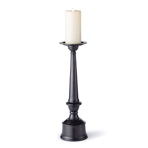 Bougeoir en métal enduit de poudre de bougeoir en fer noir fait main pour la décoration de maison et de mariage pour Noël - Product Image 1