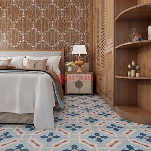 Azulejo de Cemento 200x200, Azulejo con Patrón Marroquí Hecho a Mano que Mejora la Estética de Cualquier Interior. - Product Image 2