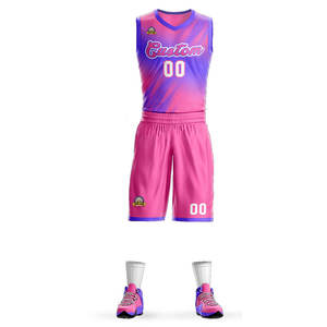 High Quality Men's <b>Basketball</b> Uniform BSCI Polyester Sportswear Customizable Private Label Plus <b>Size</b> Excellent Value - Product Image 5