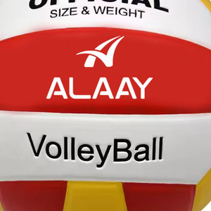 Pelota de voleibol de PVC personalizada directa de fábrica Alaay tamaño 5 Opción de pelota de cuero laminado - Product Image 3