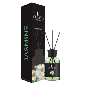 Botella difusora de caña para el hogar, la Oficina y el hotel JASMINE Scent 55ml/1,85 oz | Juegos de difusores de caña de aceite esencial con palos - Product Image 1