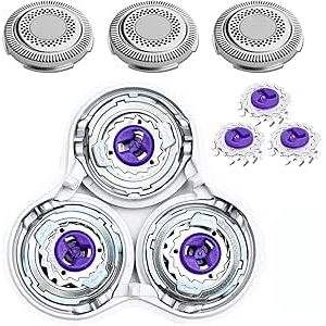 Cabezal de Afeitado de Repuesto para Afeitadora Eléctrica Serie Triple Blade, Alimentación USB, Incluye Soporte para Cuchillas, Cuchillas de Repuesto para Uso Facial - Product Image 1