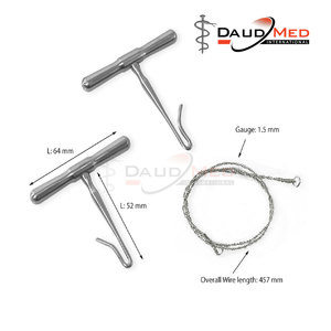 Gigli Saw Wire Set Outil de coupe d'os chirurgical | Support OEM/ODM | Vente en gros disponible - Product Image 2