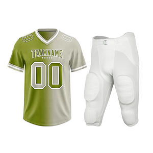 Meilleur modèle d'uniforme de football à manches courtes pour entraînement d'équipe Hauts de football américain Maillot de football américain pour homme - Product Image 1