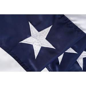   Drapeaux plissés drapeau américain pour extérieur, 3x6 pieds, lot de 6, étoiles brodées, décorations patriotiques pour jardin et pelouse - Product Image 6