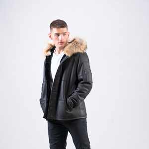 Chaqueta Bomber de Cuero Genuino para Hombre al por Mayor, Estilo Moto y Biker para Primavera, con Colores Personalizables y Cierre Frontal con Cremallera - Product Image 1