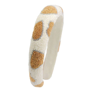 Diademas Modernas Bordadas y Decoradas con Cuentas Hechas a Mano, Diademas de Tela Delgada y Cómodas con Ajuste Suave y Fácil de Usar - Product Image 2