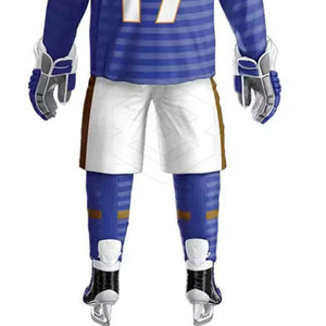 Uniforme de hockey sur glace 100% polyester Ensembles d'équipe personnalisés Maillot de sport de haute qualité avec logo personnalisé et design respirant - Product Image 5