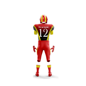 Kit de fútbol americano personalizado de alta calidad, nuevo diseño, uniforme transpirable Reversible con juego de impresión personalizado de alto estilo - Product Image 4