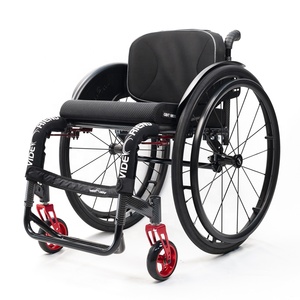 Sedia a Rotelle Sportiva Multifunzione in Lega di Alluminio Non Pieghevole, Sedia a Rotelle Manuale Portatile per Disabili, Ultra Leggera - Product Image 6