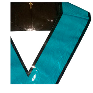 Costume maçonnique brodé personnalisé de qualité supérieure Rite écossais Memphis Misraim Officiers Collier Ensemble de 12 colliers avec dos - Product Image 2