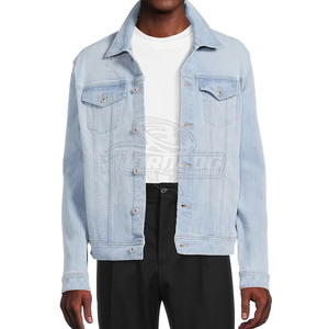 Veste en jean d'hiver pour homme de qualité supérieure, vente chaude, 100% coton, logo sur le devant, pour vente en ligne - Product Image 4