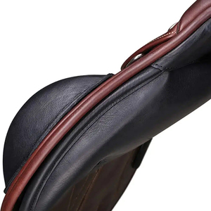 Selle de cheval en cuir imprimé réglable pour le rodéo, la course de barils, la randonnée équestre, construction légère, étriers durables, rapides - Product Image 6