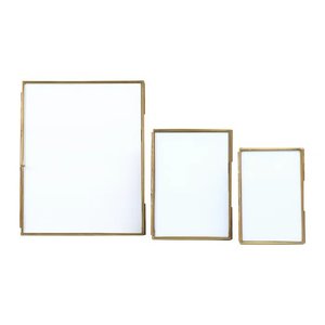 Luxury High-End Modern Brass <b>Metal</b> <b>Photo</b> <b>Frame</b> Custom Iron <b>Frames</b> for Table Wall Decors for Image and Selfie Display - Product Image 4