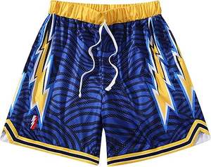 Shorts d'été décontractés en gros, shorts de sport par sublimation, shorts de gym, shorts de basketball personnalisés pour hommes en maille - Product Image 1