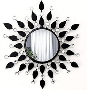 Prix de gros bon marché Miroir mural en métal Exportateur Designer Handmade Wall Decorative Mirror Meilleure qualité disponible. - Product Image 3