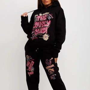 Ensemble de survêtements décontracté pour femmes, coupe ajustée personnalisée, top des ventes, survêtement sur mesure pour femmes - Product Image 3