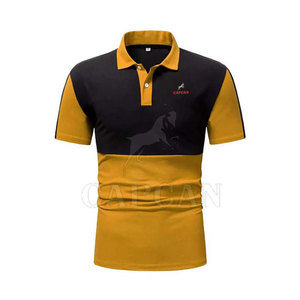 Polos tendance bicolores pour hommes avec logo personnalisé Polo personnalisé fabriqué au Pakistan à vendre - Product Image 1