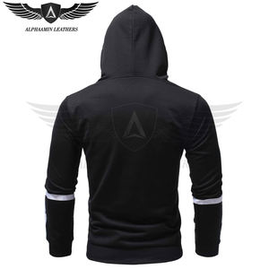 Pour l'hiver, logo et impression personnalisés disponibles Style unique et durable Meilleur fournisseur OEM ODM Sweats à capuche pour hommes 100% coton à la mode - Product Image 3