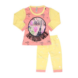 Traje estampado para niñas recién nacidas - Melocotón - Product Image 2