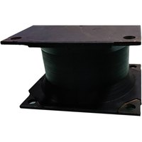 Nouveau dispositif anti-vibration I.R. pour mobile Rouleau vibrant carré en caoutchouc noir de 3 pouces d'épaisseur, dureté 60-65, produit d'amortissement polyvalent