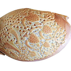 Joyería de Concha Marina con Arte de Tallado, Diseño de Flor de Concha Marina de 30 cm, Material de Concha Duradero - Product Image 2