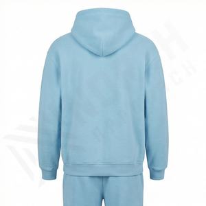 Survêtements pour hommes, haut et bas de jogging, vêtements décontractés, ensemble de survêtement, sweat-shirt, pantalon, ensemble de 2 pièces, tenue de sport, kit de fitness, couleur personnalisée - Product Image 2