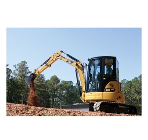 Certified Cat 304E small excavator with zero tail swing design 12 foot digging depth and 100 percent original paint - Product Image 2